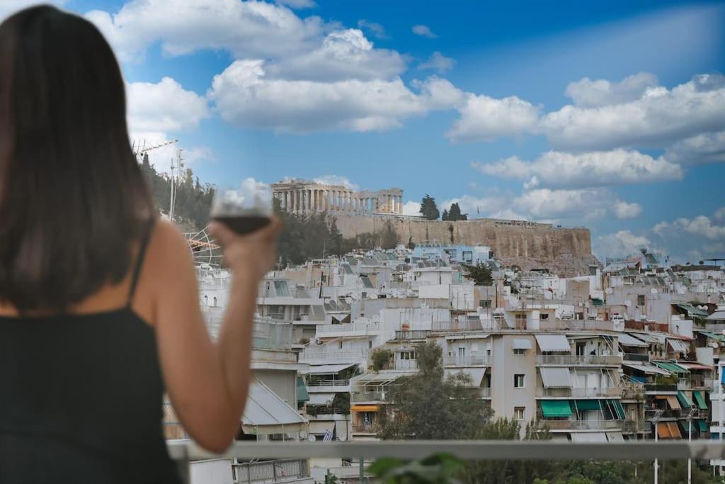 Ferienwohnung Acropolis Landscape Athen Exterior foto